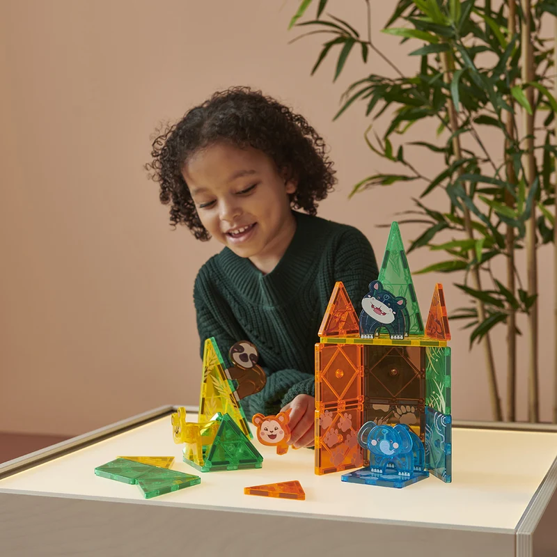MagGenius 38 blocs magnétiques Jungle - boite carton