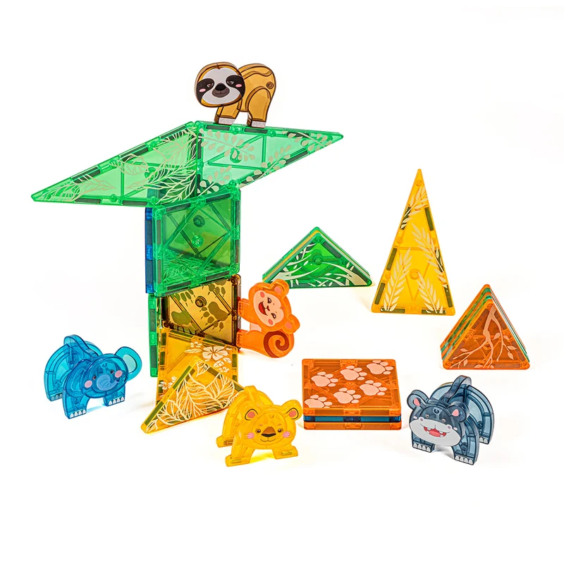 MagGenius 38 blocs magnétiques Safari - boite carton