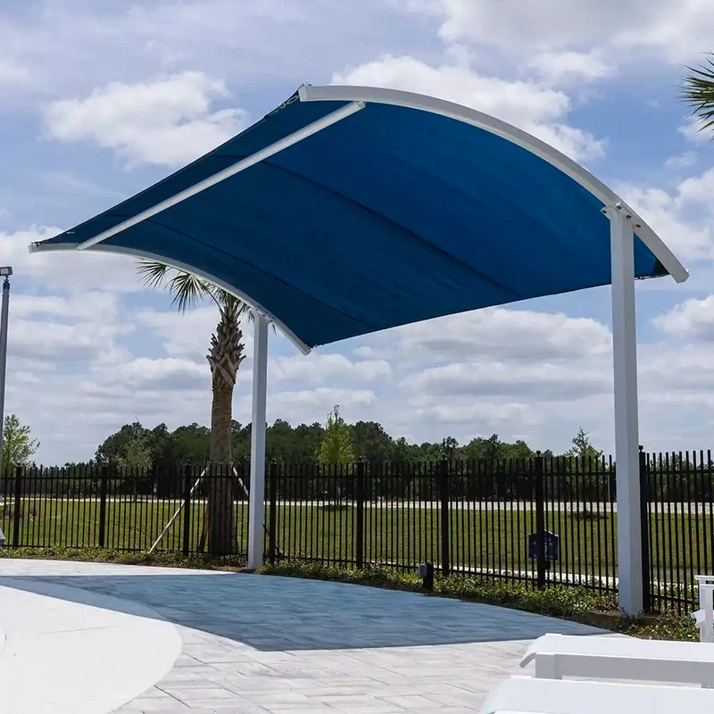 Arched Cantilever Shade