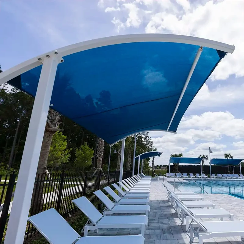 Arched Cantilever Shade