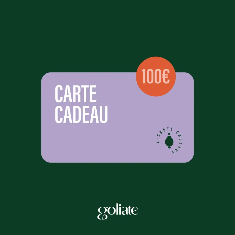 Carte cadeau Goliate
