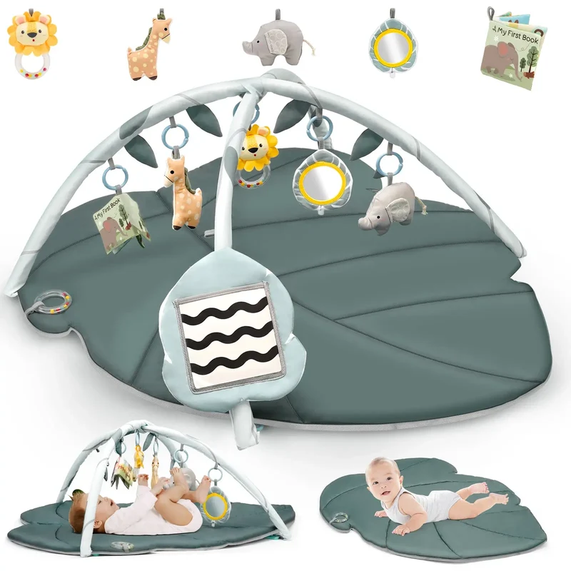 Sensory Tummy Time Mat for Newborns 0–6M