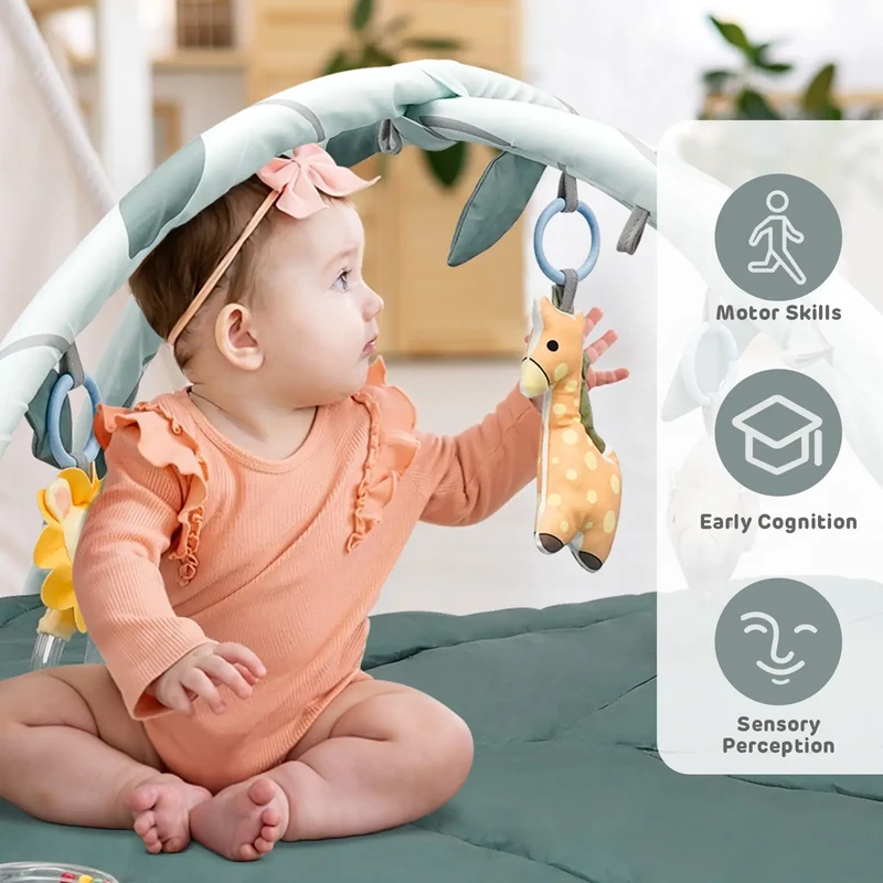 Sensory Tummy Time Mat for Newborns 0–6M