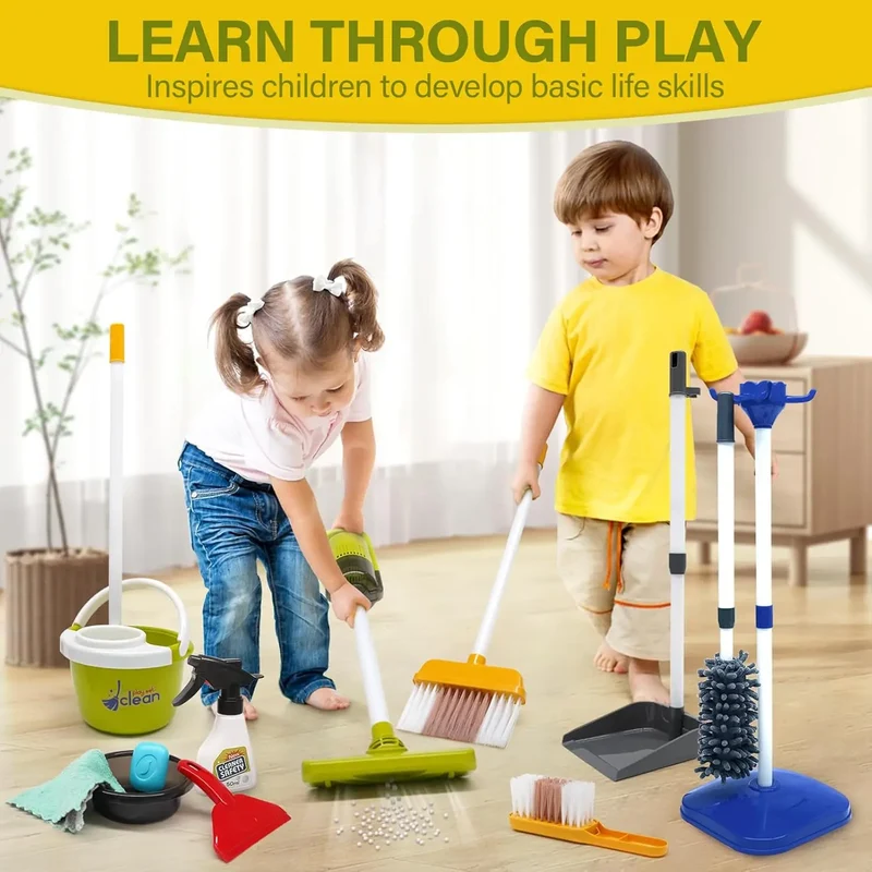 Kids Cleaning Toy Set for Age 3-7