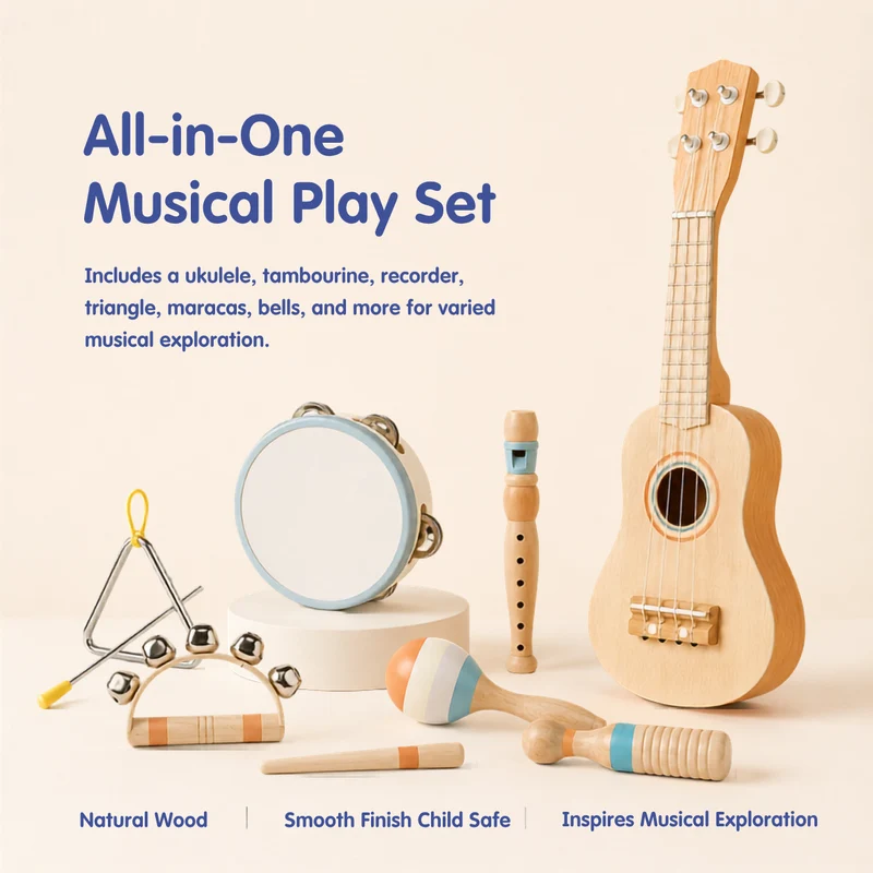 7 in 1 Musical Instruments for Toddlers