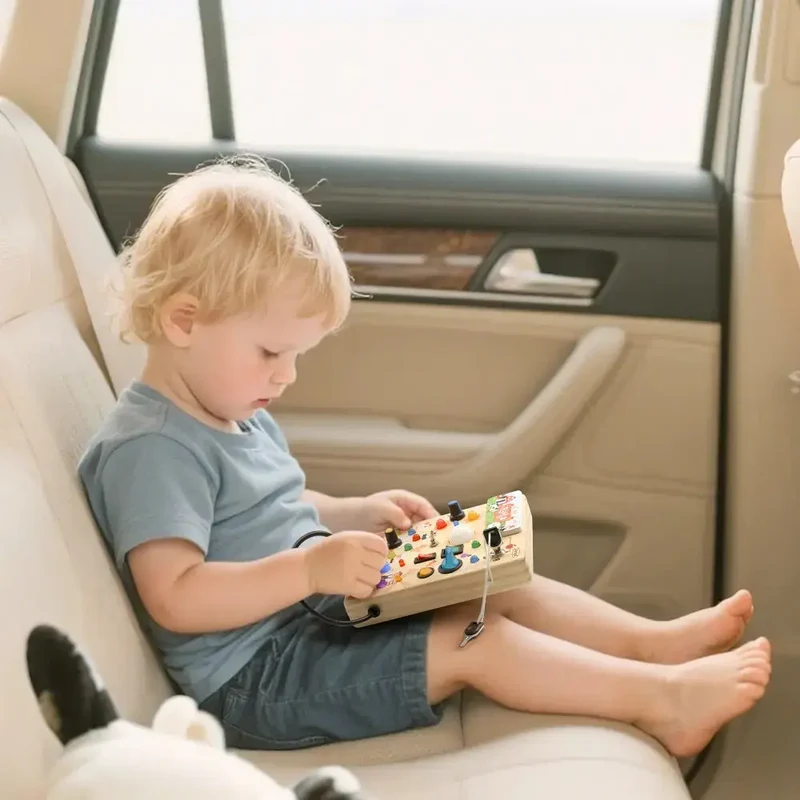 FARM LED Busy Board with Lights & Switches, Ages 1–3
