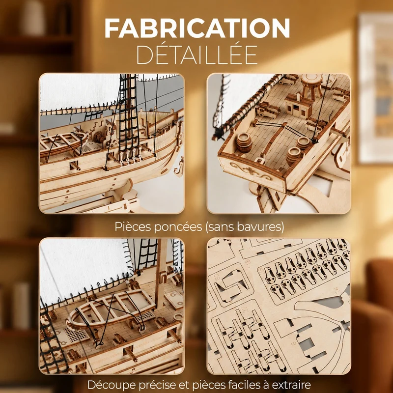 BusyKids Pèlerin – puzzle 3D en bois