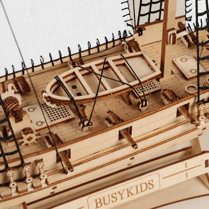 BusyKids Pèlerin – puzzle 3D en bois
