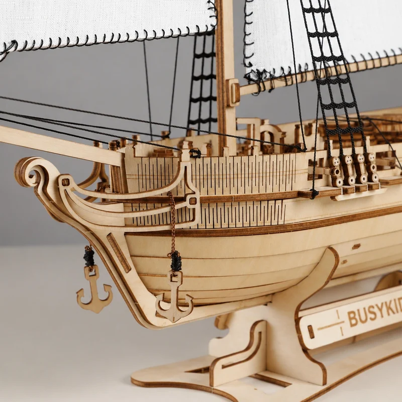 BusyKids Pèlerin – puzzle 3D en bois