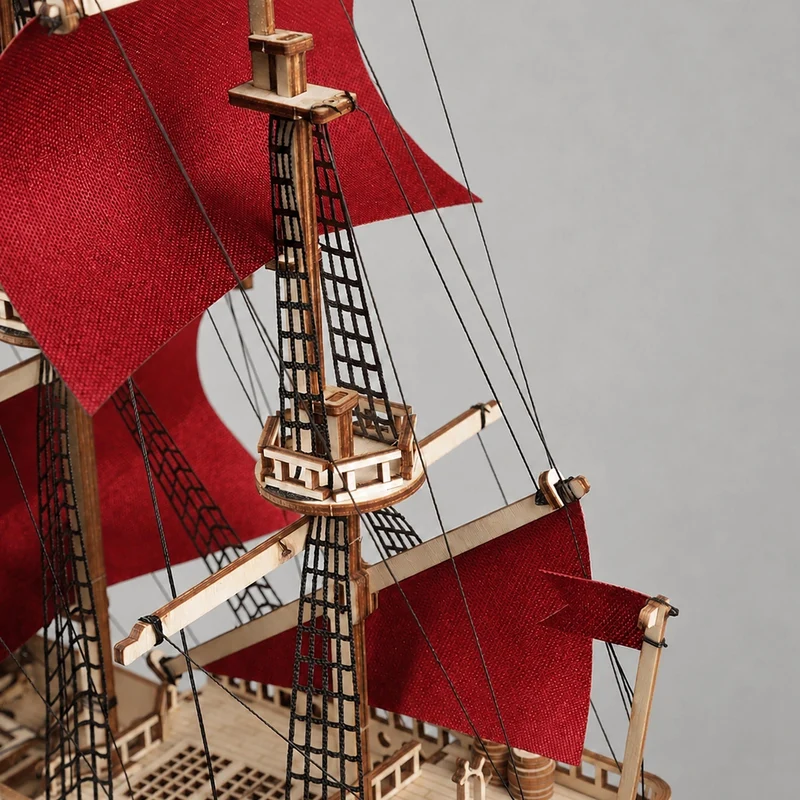 BusyKids Le Virement de Mer – puzzle 3D en bois avec éclairage