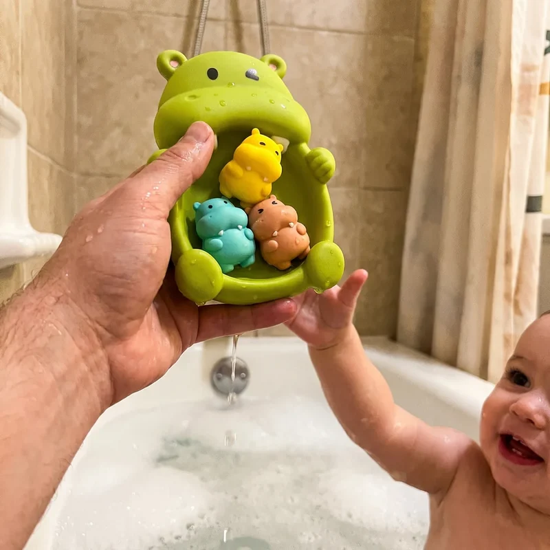 Jouet de Bain Bébé : Famille d'Animaux Flottants