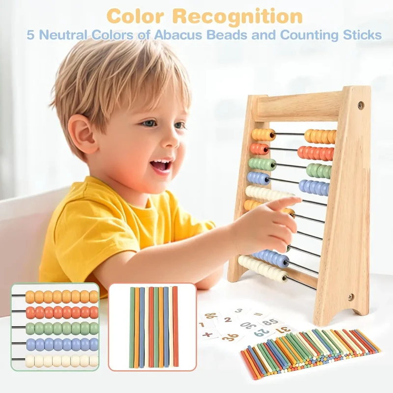 Wooden Abacus for Kids Math