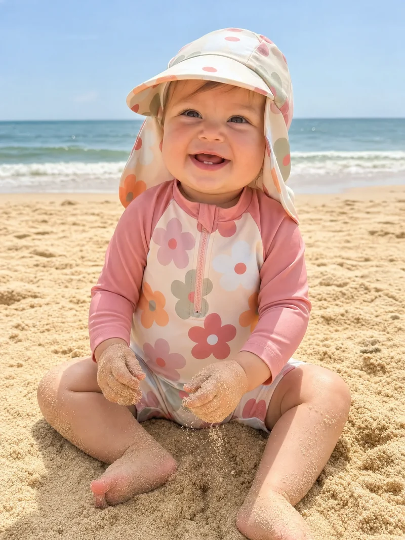 Ensemble maillot de bain anti-Uv pour Bébé