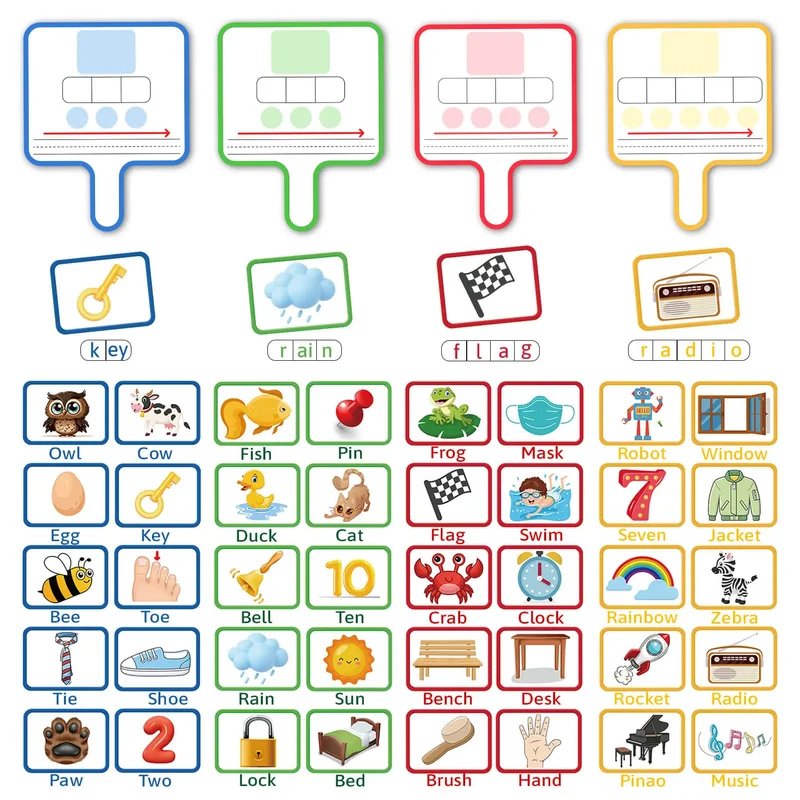Magnetic Learning Board for Phonemic Awareness