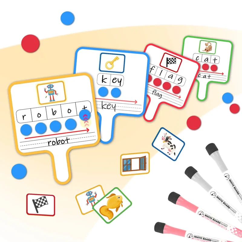 Magnetic Learning Board for Phonemic Awareness