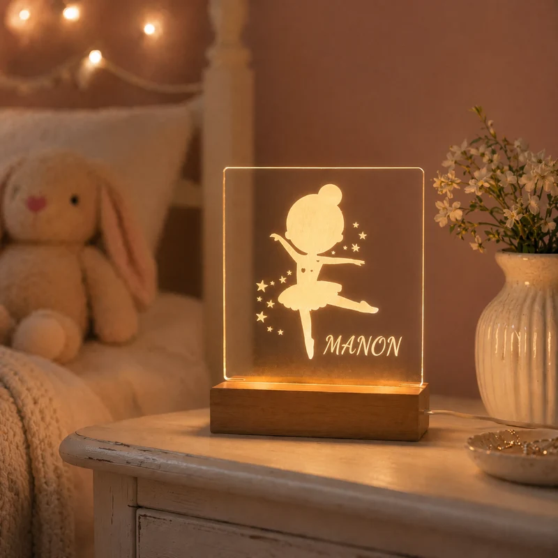 Veilleuse pour enfant avec prénom à personnaliser