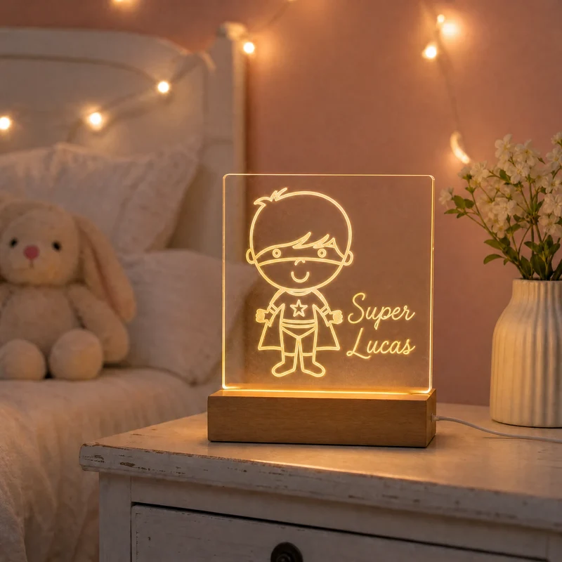 Veilleuse pour enfant avec prénom à personnaliser