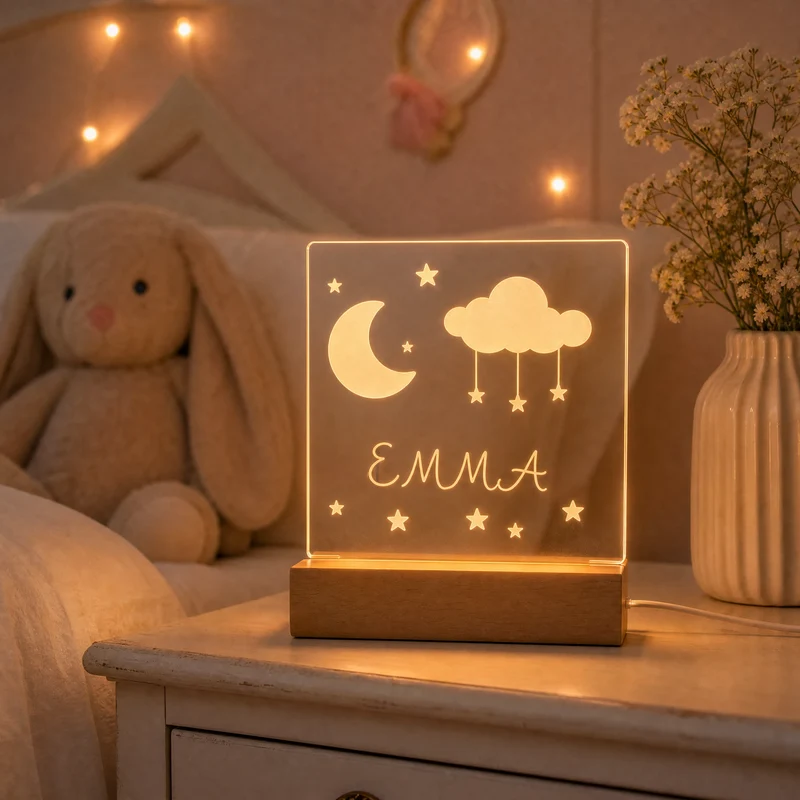 Veilleuse pour enfant avec prénom à personnaliser