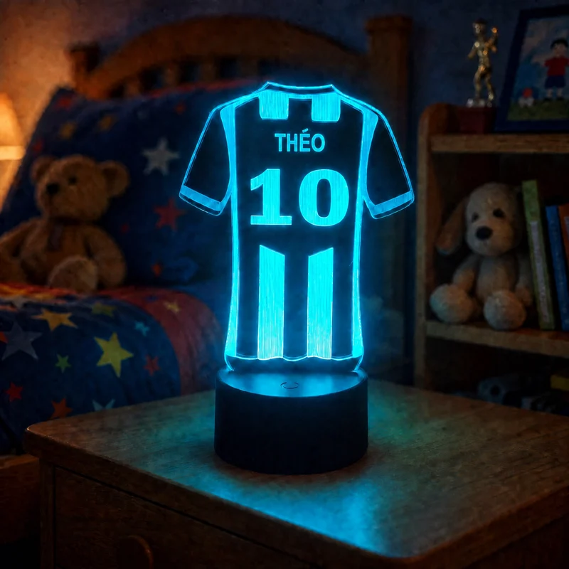 Veilleuse Maillot de Foot Personnalisée