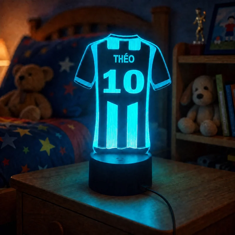 Veilleuse Maillot de Foot Personnalisée
