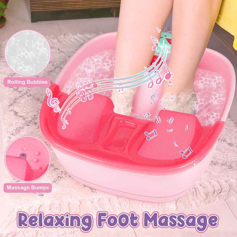 Spa Salon Playset with Foot Spa & Nail Dryer