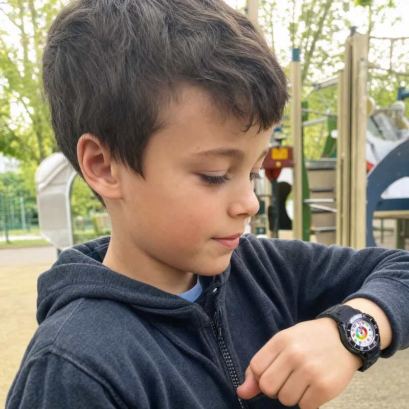Montre Montessori pour Garçon et Fille