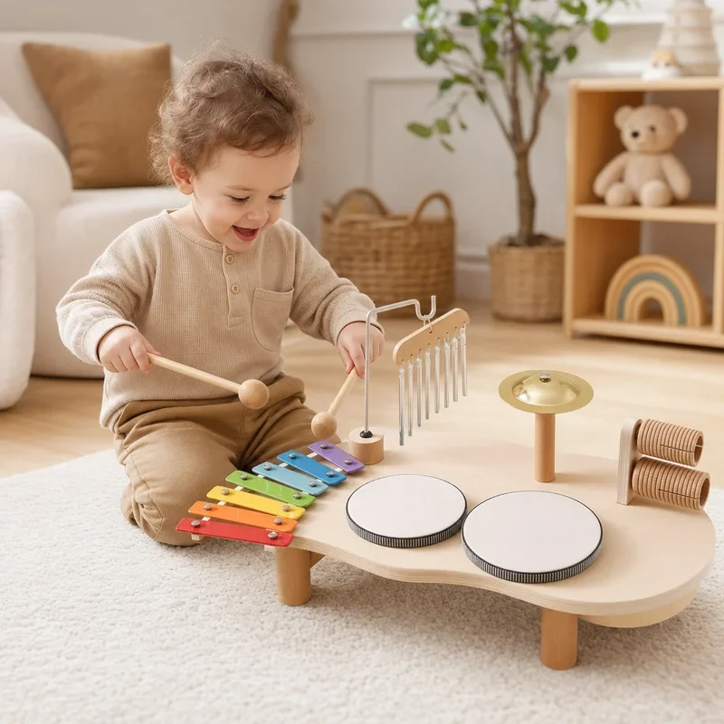 Table de Musique Montessori en Bois