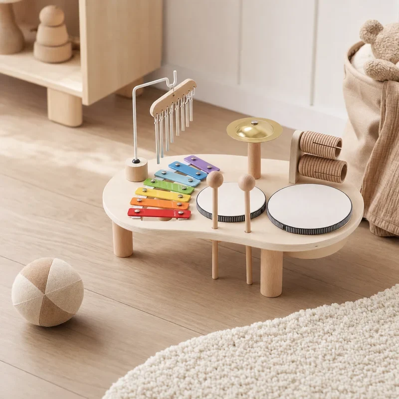 Table de Musique Montessori en Bois