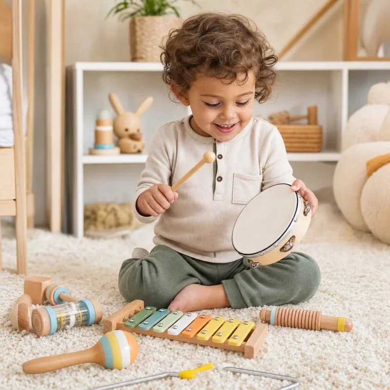 Kit D'instruments En Bois Montessori