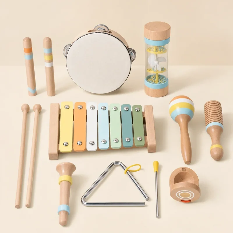 Kit D'instruments En Bois Montessori