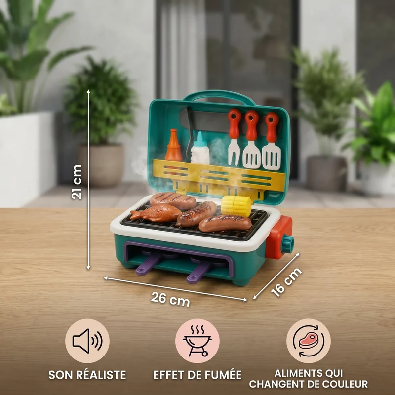 Barbecue Éducatif Montessori pour Enfant
