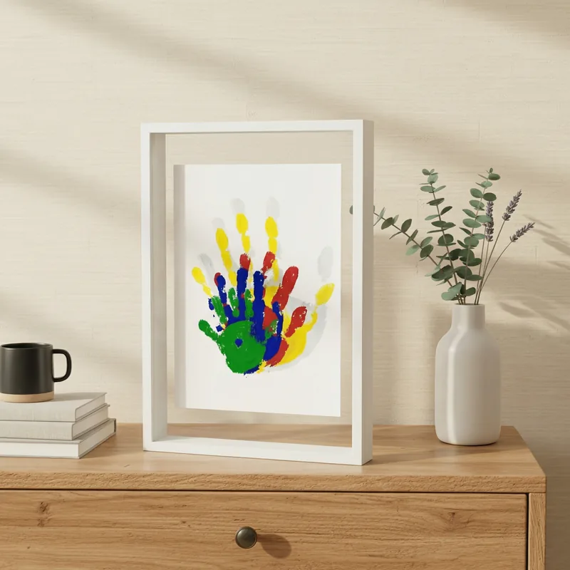 Cadre Empreintes de Mains Enfant