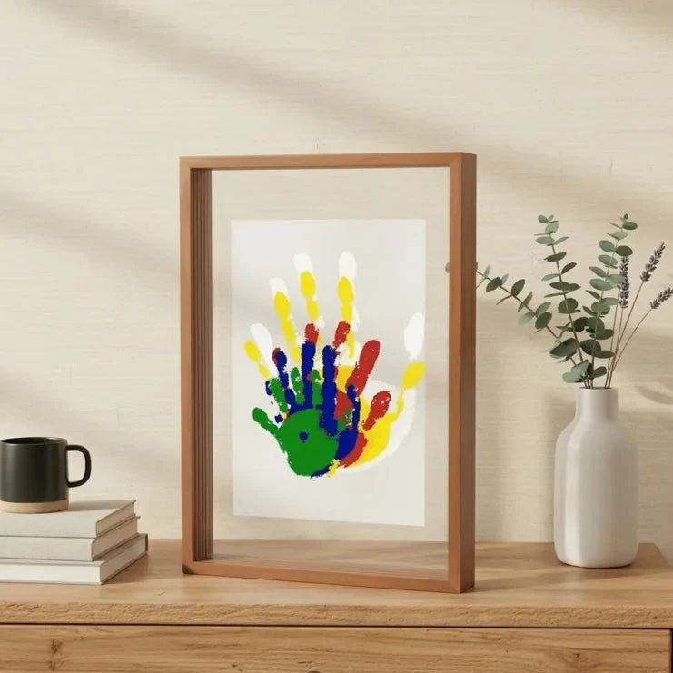 Cadre Empreintes de Mains Enfant