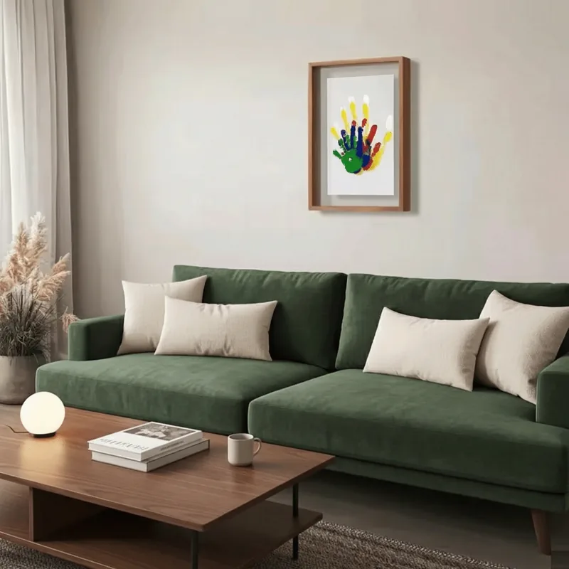 Cadre Empreintes de Mains Enfant