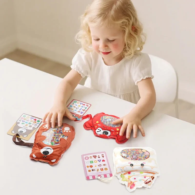 3-Pack Hide and Seek Busy Bags for Kids 3+