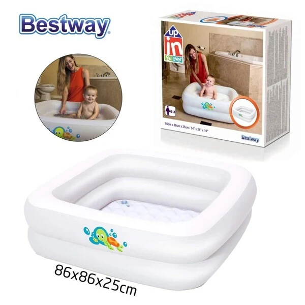 BESTWAY- Piscine carré