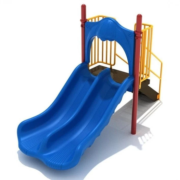 3' High - Foot Double Straight Playground Slide