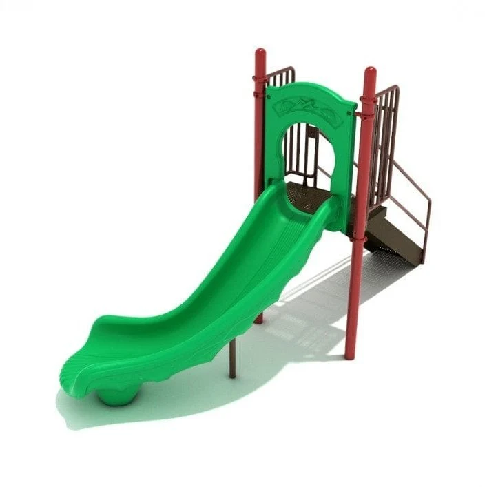 4' High - Single Right Turn Playground Slide