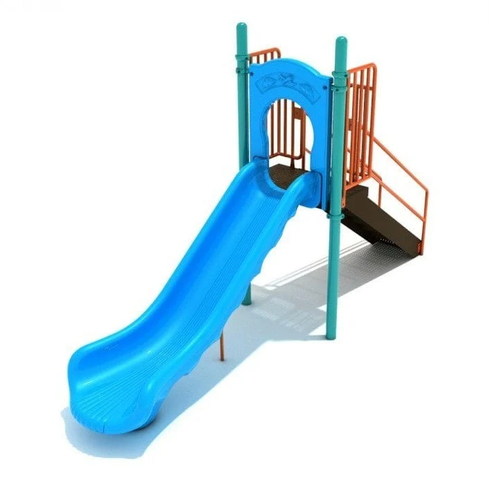 4' High - Single Straight Playground Slide