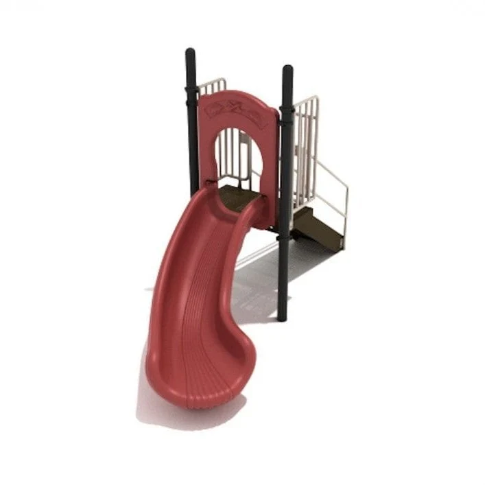 3' High - Single Left Turn Playground Slide