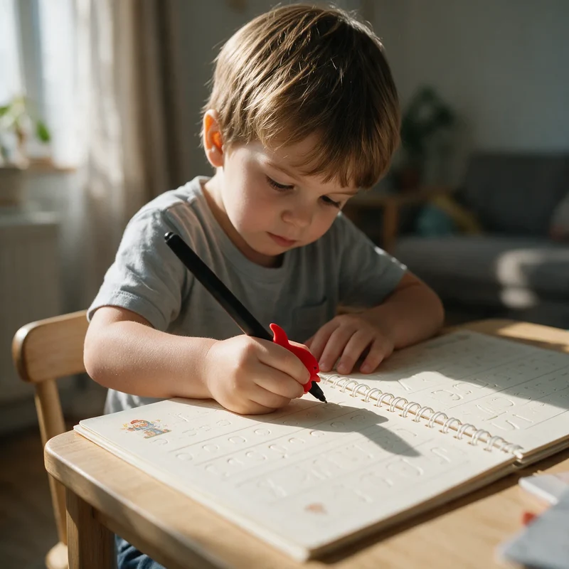 Cahier d'Écriture Magique Montessori x4