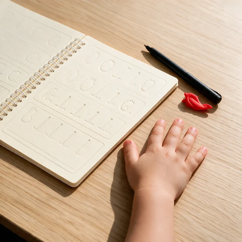 Cahier d'Écriture Magique Montessori x4