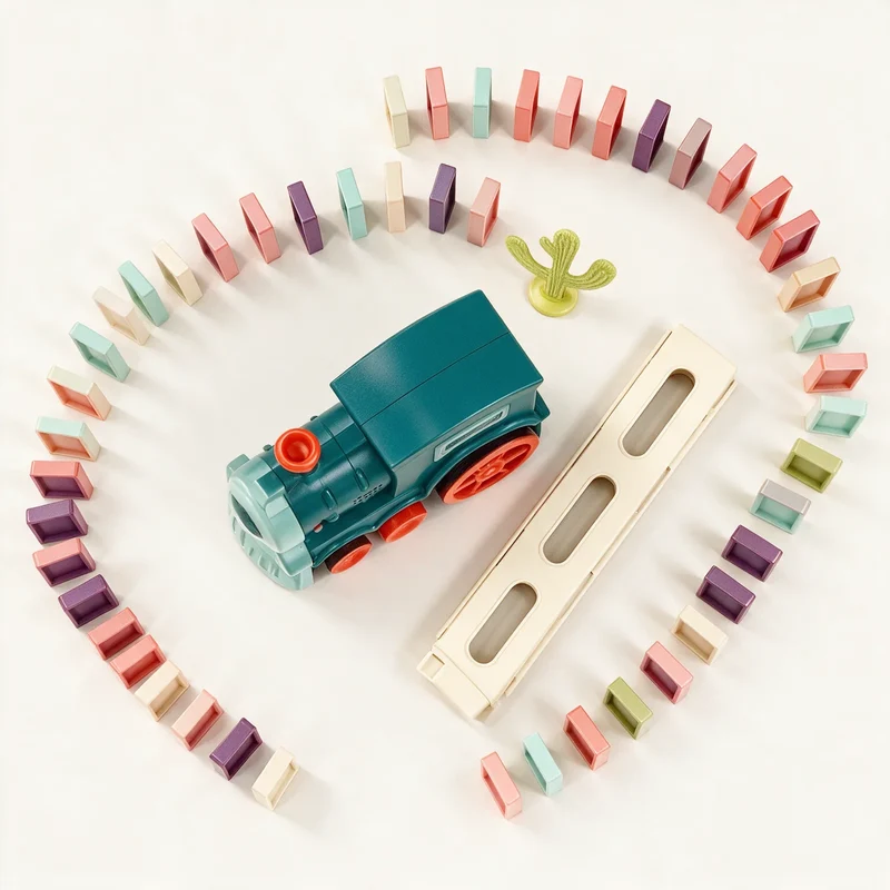 Train Domino Automatique Éducatif Montessori