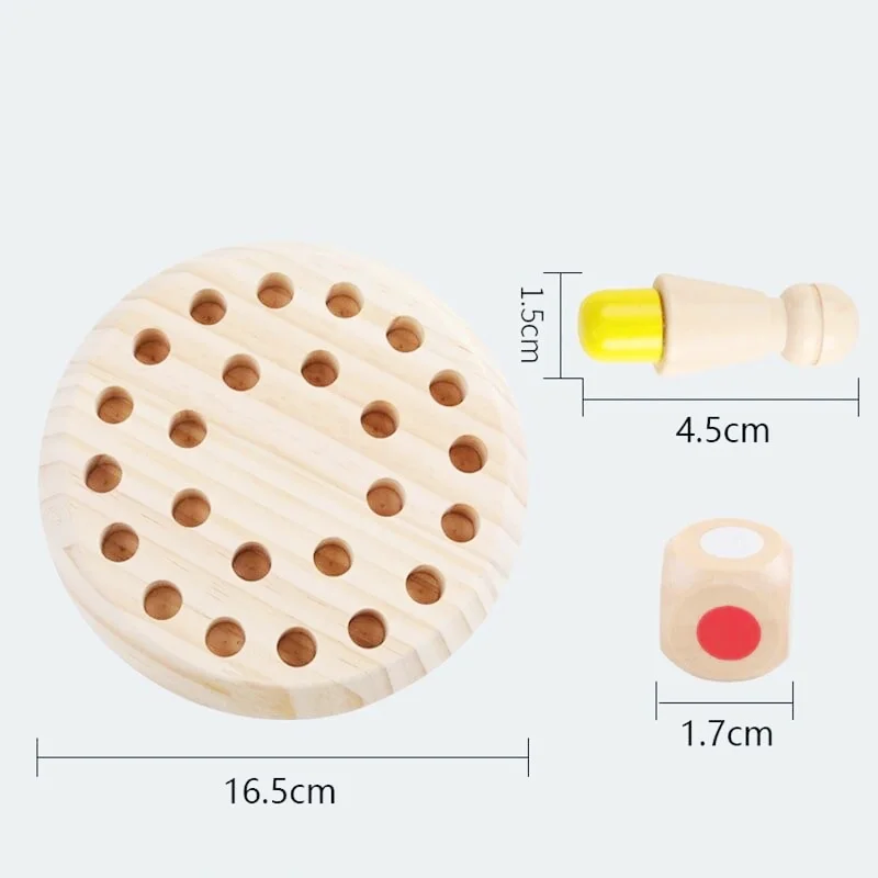 Jeu De Mémoire En Bois Montessori