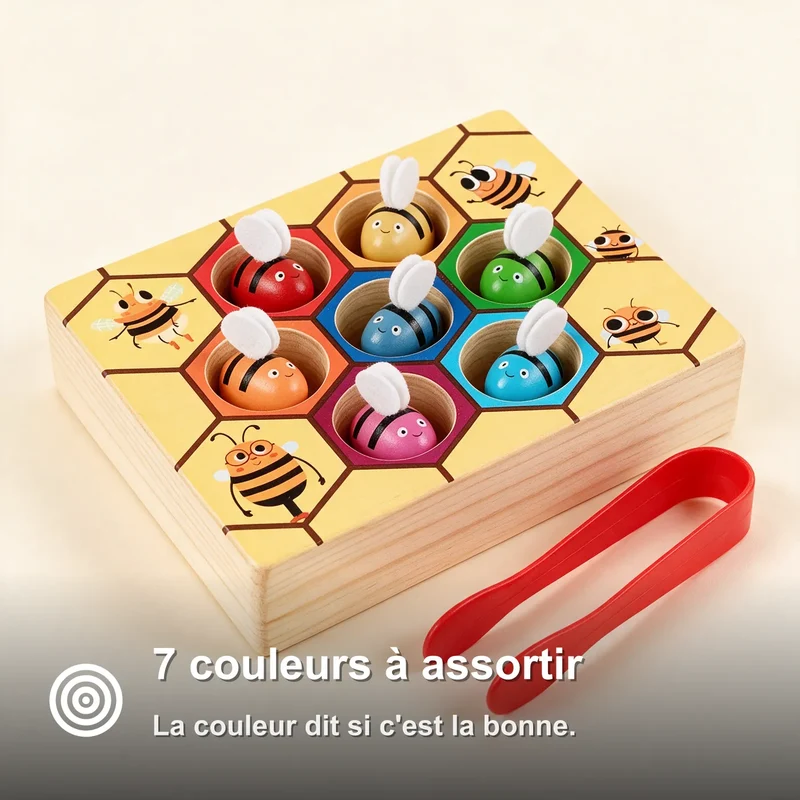 Ruche Montessori en Bois