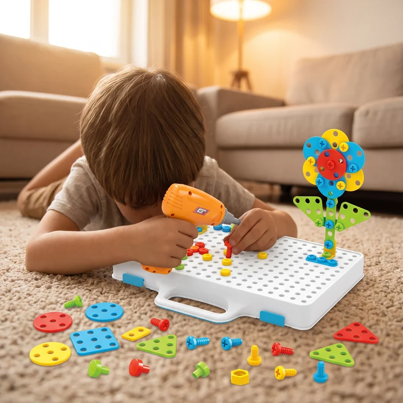 Jeu De Construction Bricolage Montessori