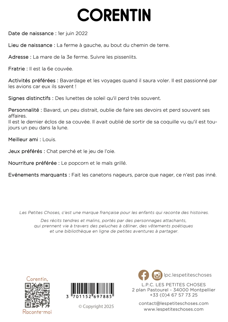 Affiche décorative Corentin