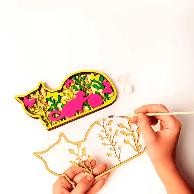 Puzzle en bois Chaton BusyKids