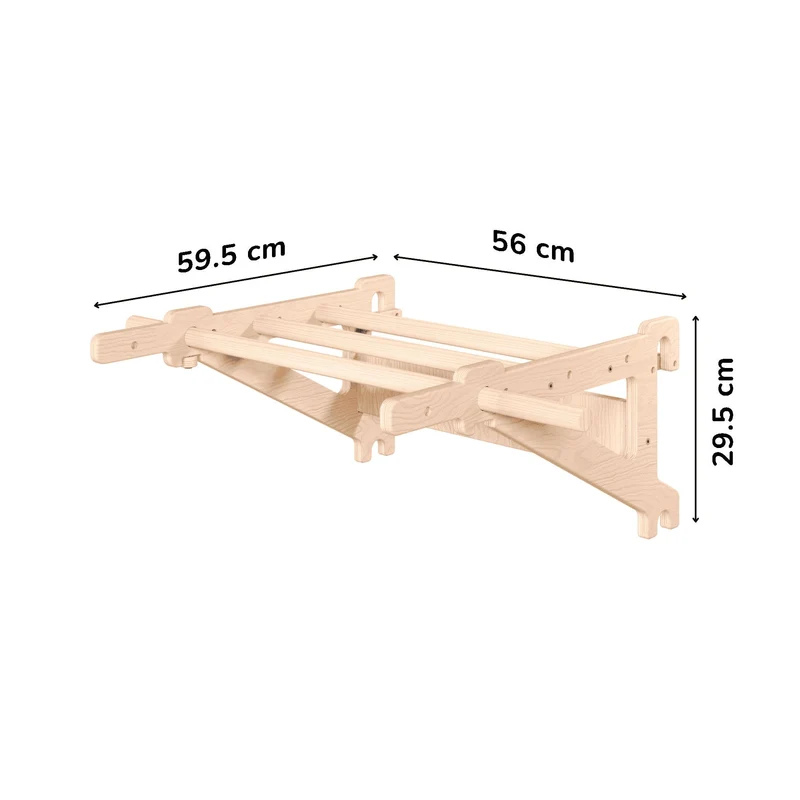 Barre de Traction en Bois pour Espalier BusyKids EVERGYM – Accessoire Évolutif