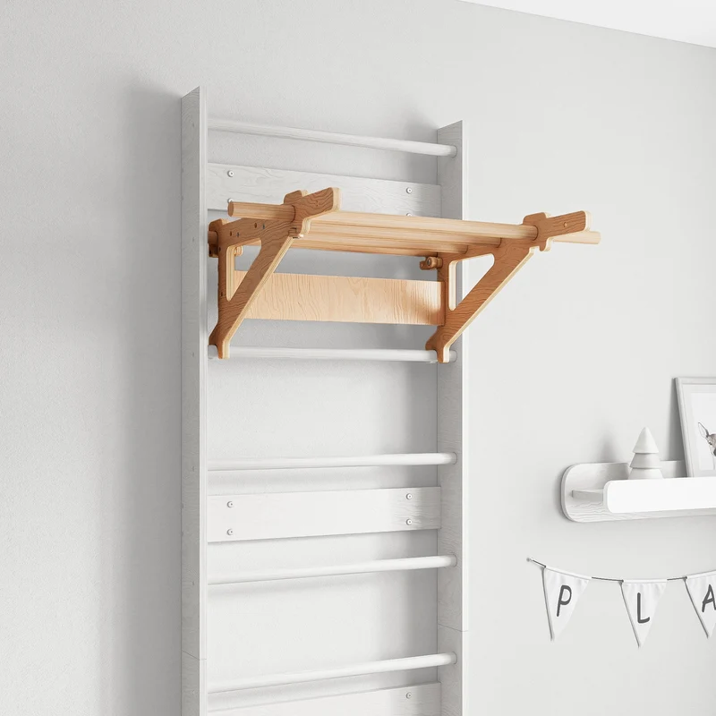 Barre de Traction en Bois pour Espalier BusyKids EVERGYM – Accessoire Évolutif